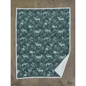 Deyongs Woodland Folk Sherpa Throw